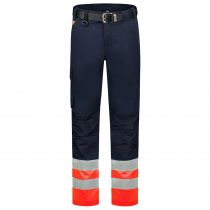 Tricorp Safety Work Trousers High Vis 503012, Ink/Fluor Red, 1 Piece