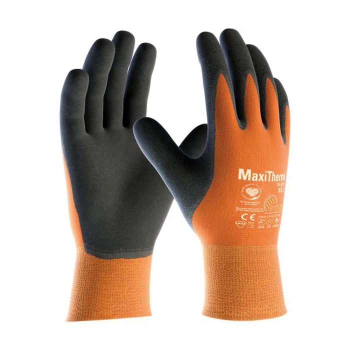 ATG MaxiTherm oransje termobestandige hansker, 12 par