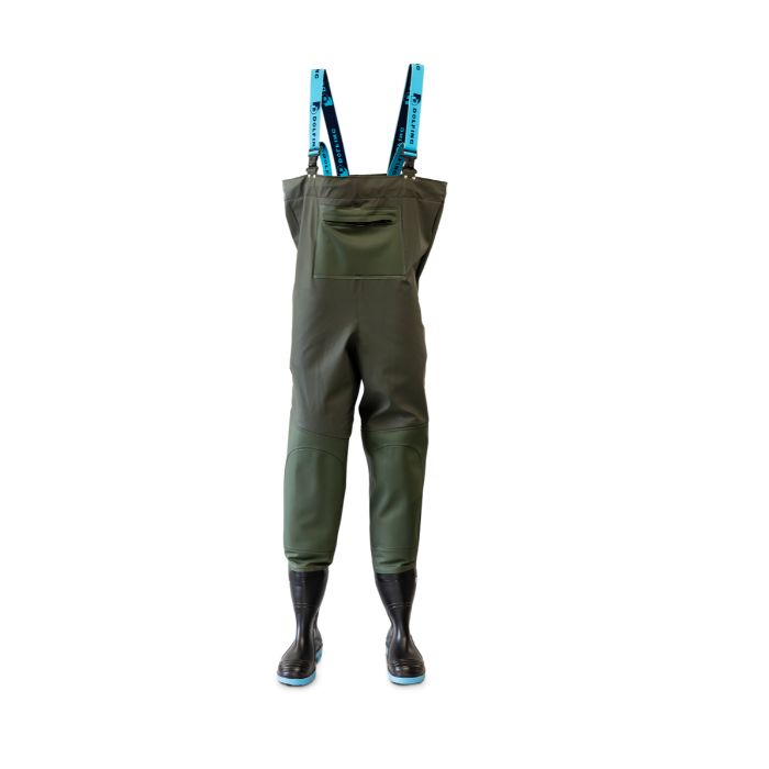 Dolfing Druten 426.12.26 Wading Trousers P12/P8 Sedgefield Safety (S5) Featherlight Olive Green, 1 Piece