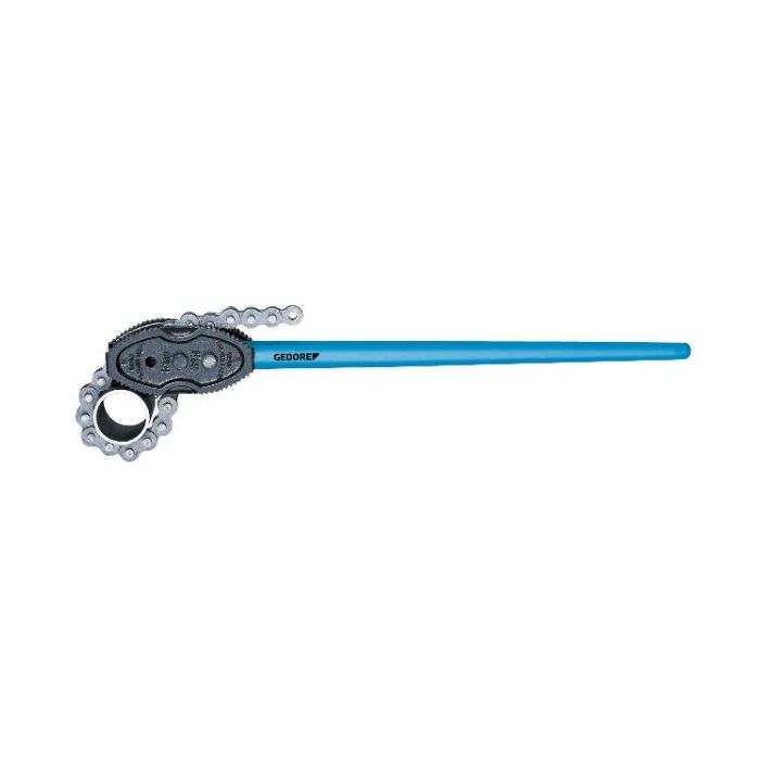 Gedore Blue Line, 122002, Chain Pipe Wrench, American Pattern, 1/8-2 inch, 1 Piece