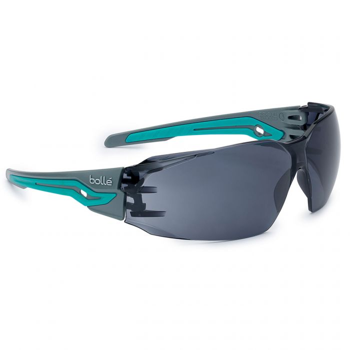 Bolle Safety Psssilp4602 Røyk Eco Pack beskyttende briller, grå/blå, 20 stk