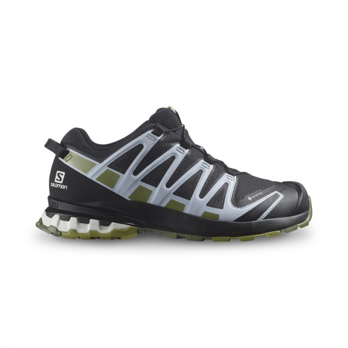 Salomon XA Pro 3D v8 Gore-Tex vanntette utendørssko, svart/grønn, 1 par