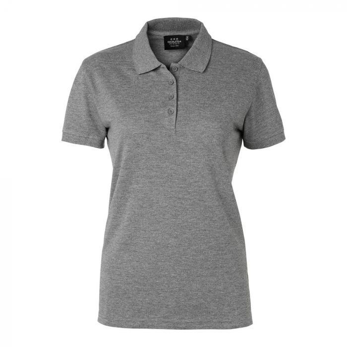 SouthWest Women Coronita Polo, Medium Grey Melange, 1 stk ,SBG-328-94