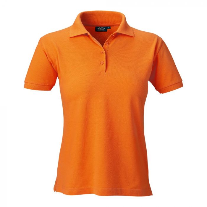 SouthWest kvinner Coronita Polo, oransje, 1 stk ,SBG-328-48