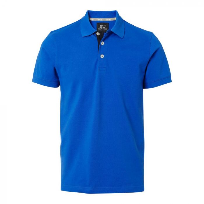 SouthWest Men Morris Polo, Cobolt Blue, 1 stk ,SBG-314-14