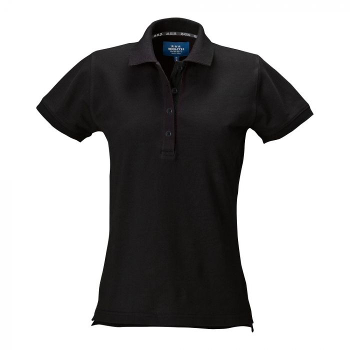 SouthWest Dame Marion Solid Polo, Svart, 1 stk ,SBG-335-99