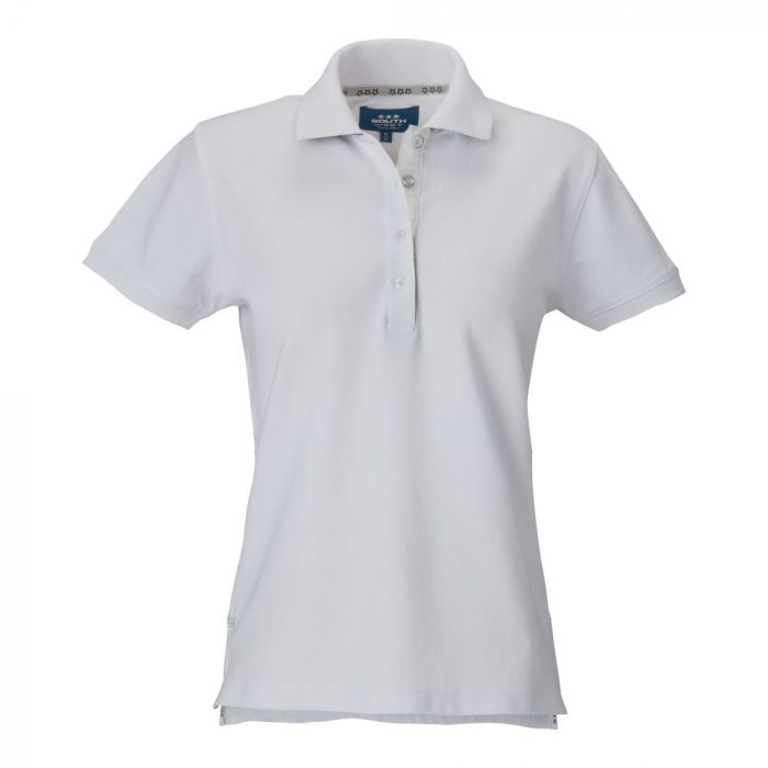 SouthWest Dame Marion Solid Polo, Hvit, 1 stk ,SBG-335-01