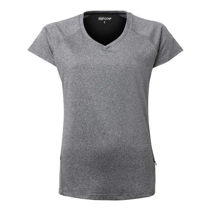 SouthWest Women Tea T-Shirt, Medium Grey Melange, 1 stk ,SBG-811-94