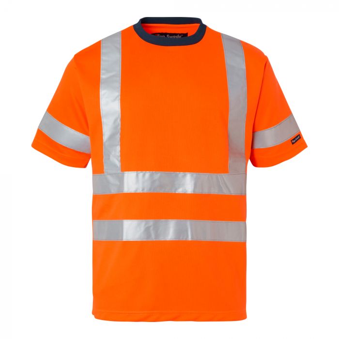 Top Swede 224 T-skjorte, Fluoresant Orange, 1 stk ,SBG-224027020