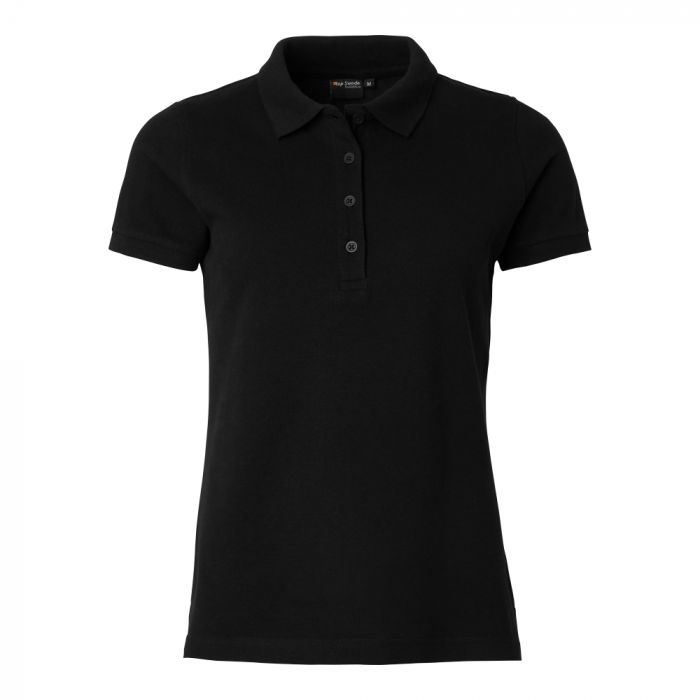 Top Swede Dame 187 Polo, Svart, 1 stk ,SBG-187114005