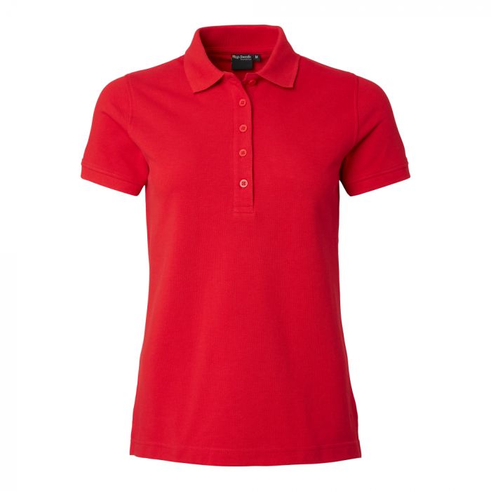 Top Swede Dame 188 Polo, Rød, 1 stk ,SBG-188117003