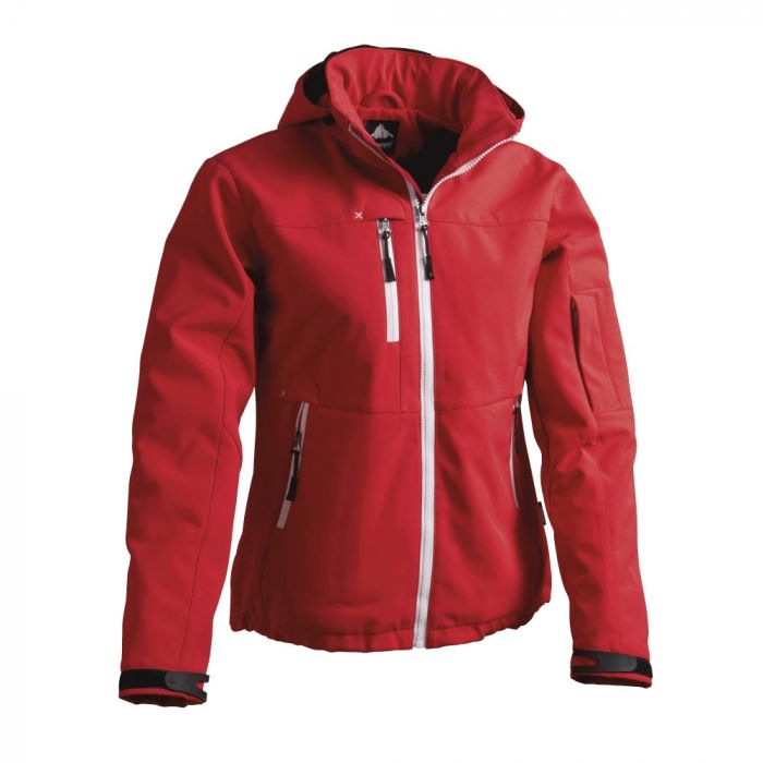 Matterhorn Women Middlemore Softshell-jakke, rød, 1 stk