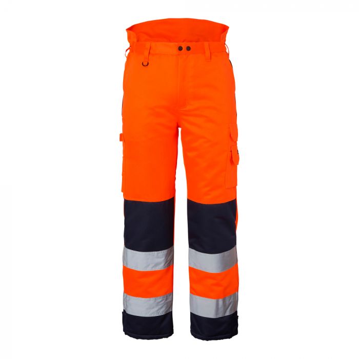 Top Swede 4026inter Hi-Vis Bukser, Fluoresant Orange/Navy, 1 stk. ,SBG-4026-22