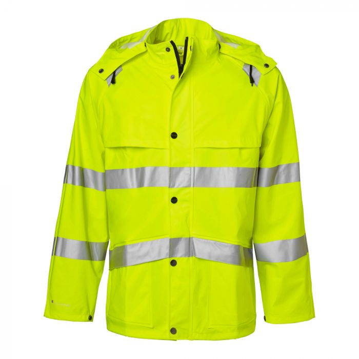 Top Swede 9394 Rain Hi-Vis-jakke, Fluoresant Yellow, 1 stk. ,SBG-9394-10