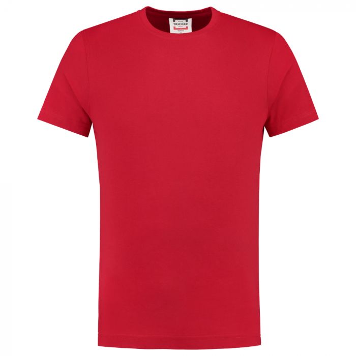 Tricorp Casual Slimfit T-skjorte 101004, Rød, 1 Stykke, SUT-101004Red