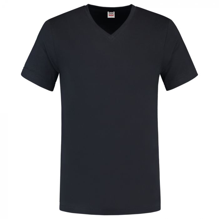 Tricorp Casual Fitted V-Neck T-skjorte 101005, Marineblå, 1 Stykke, SUT-101005Navy