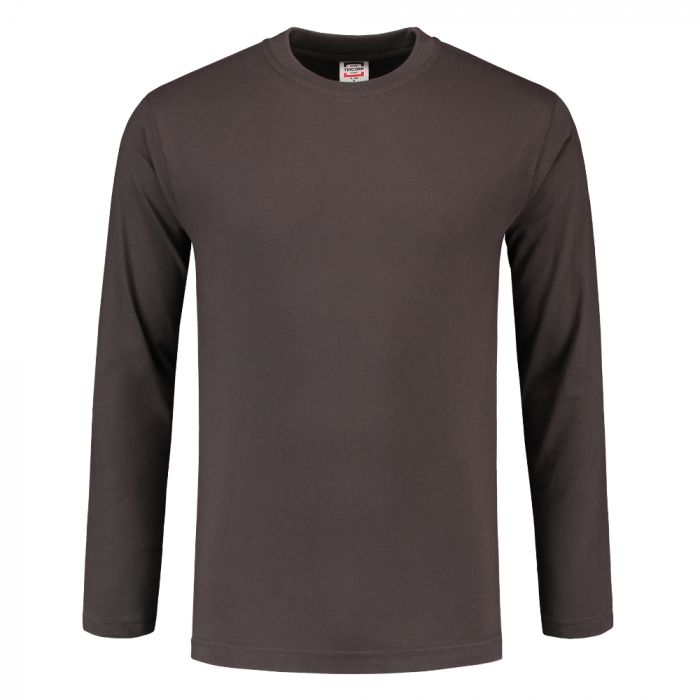 Tricorp Casual Langermet T-skjorte 101006, mørkegrå, 1 stk.
