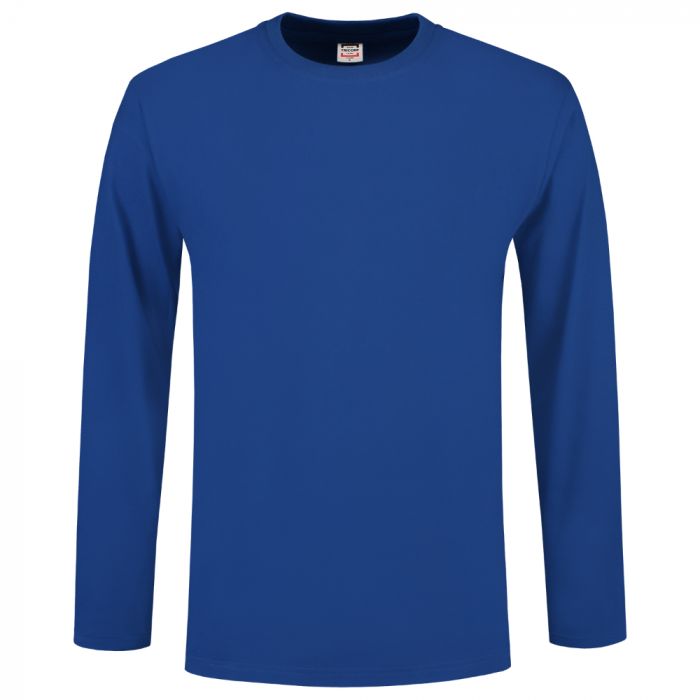 Tricorp Casual Langermet T-Skjorte 101006, Kongeblå, 1 Stykke, SUT-101006Royalblue