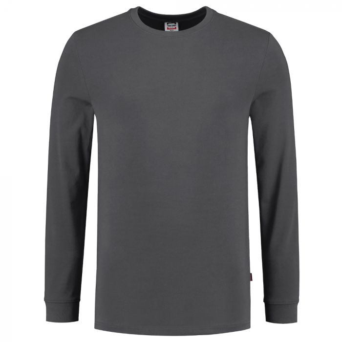 Tricorp Casual Langermet T-Skjorte Vaskbar 60 °C 101015, Mørk Grå, 1 Stykke, SUT-101015Darkgrey