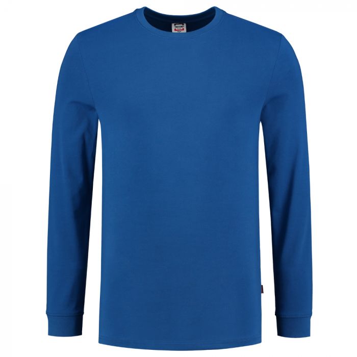 Tricorp Casual Langermet T-Skjorte Vaskbar 60 °C 101015, Kongeblå, 1 Stykke, SUT-101015Royalblue