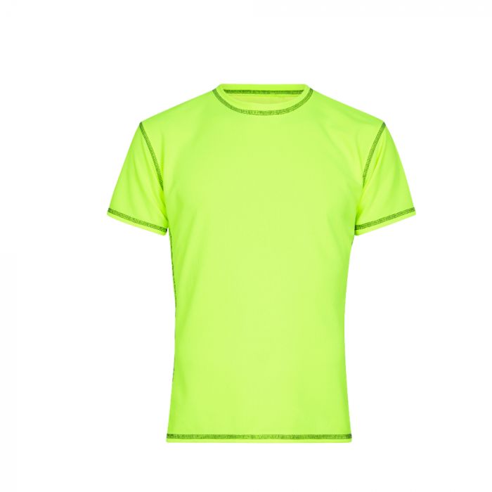 Tracker 1200 Original Cool Dry T-Shirt, Fluorescerende Gul, 1 stk, STK-120007