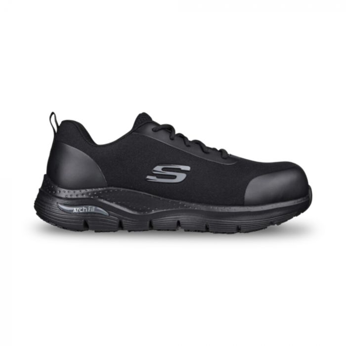 Skechers Arch Fit Ringstap vernesko, svart, S3, 1 par ,SBG-200086EC