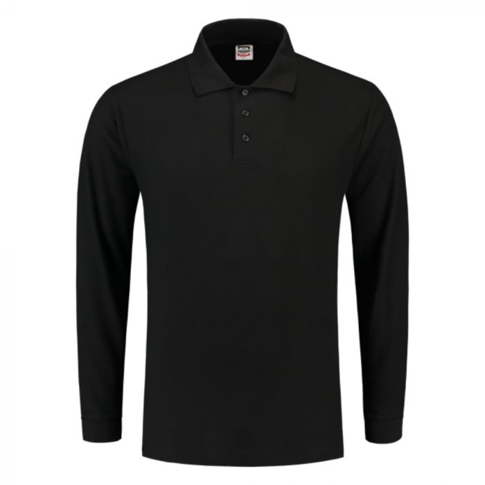 Tricorp Casual Langermet Polo 201009, Svart, 1 Stykke, SUT-201009Black