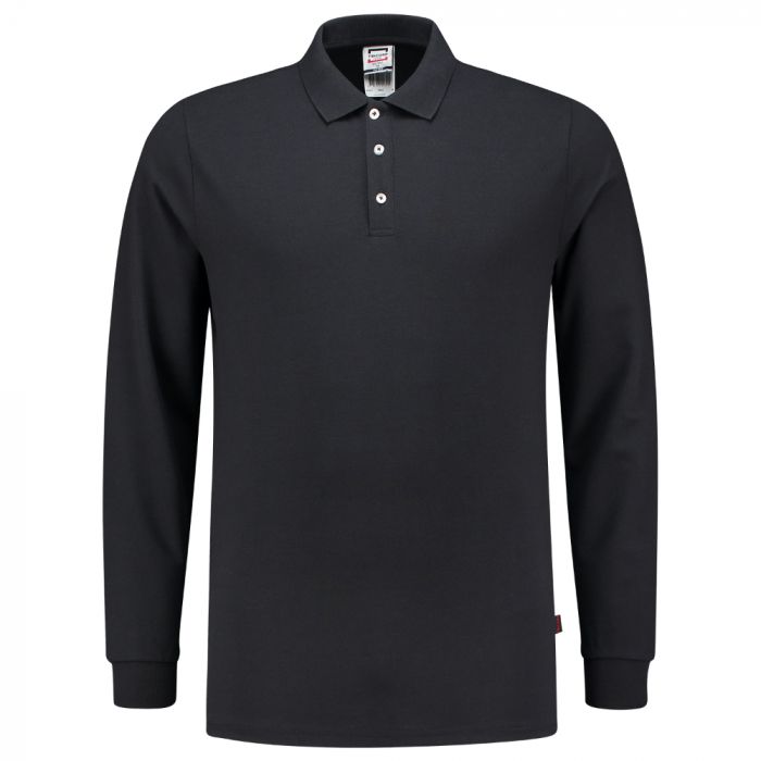 Tricorp Casual Langermet 210-Gsm Fitted Polo 201017, Marineblå, 1 Stykke, SUT-201017Navy