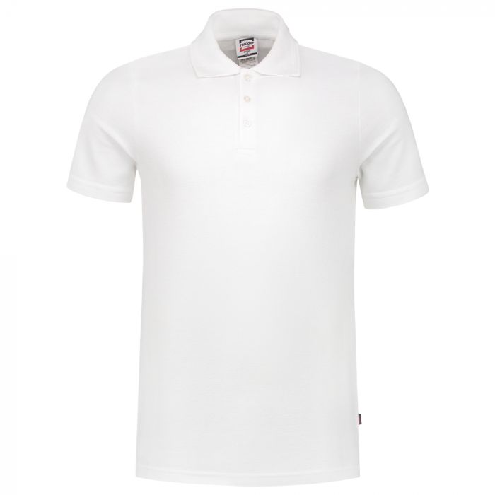 Tricorp Casual Fitted 180-Gsm Polo Vaskbar 60 °C 201020, Hvit, 1 Stykke, SUT-201020White