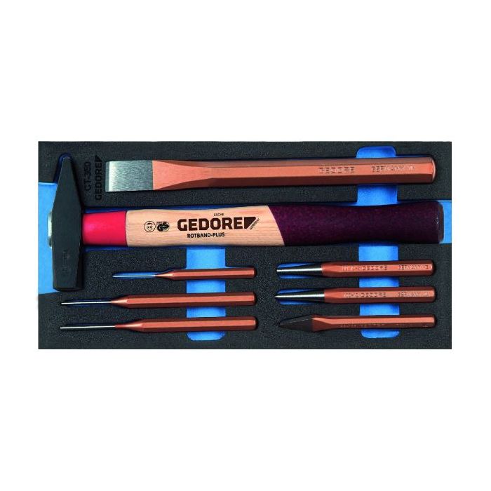 Gedore Blue Line, 1500 CT1-350, Check-Tool-innsats med sortiment, 1 sett, SGD-2309041