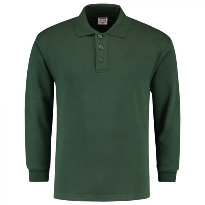 Tricorp Casual Polo-Neck Genser 301004, Flaskegrønn, 1 stk.