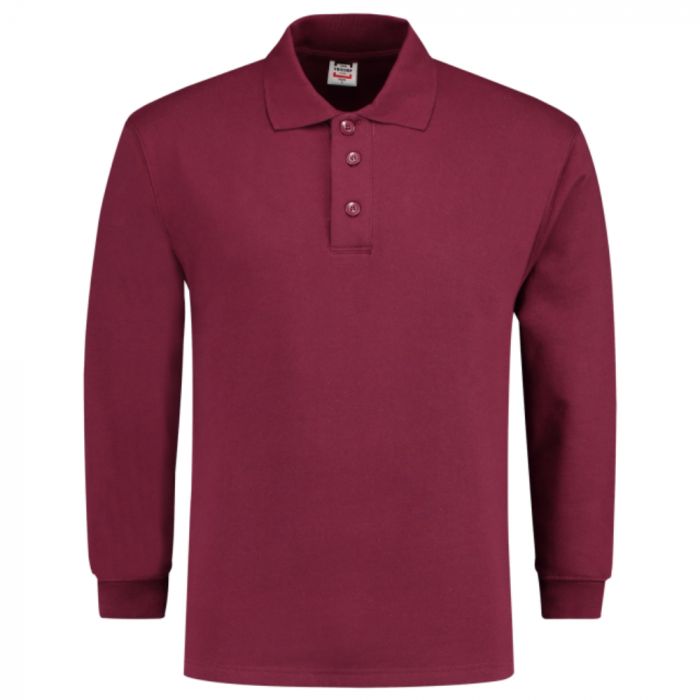 Tricorp Casual Polo-Neck Genser 301004, Vinrød, 1 Stykke, SUT-301004Wine