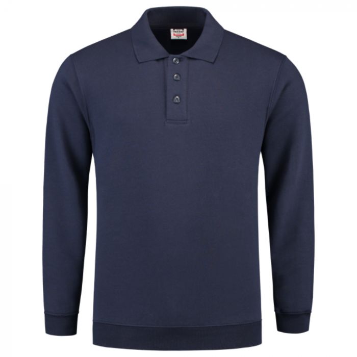 Tricorp Casual Polo-Neck Genser Med Hem 301005, Blekkblå, 1 Stykke, SUT-301005Ink