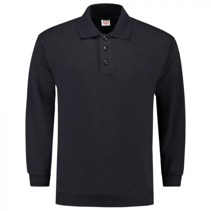 Tricorp Casual Polo-Neck Genser Med Hem 301005, Marineblå, 1 Stykke, SUT-301005Navy