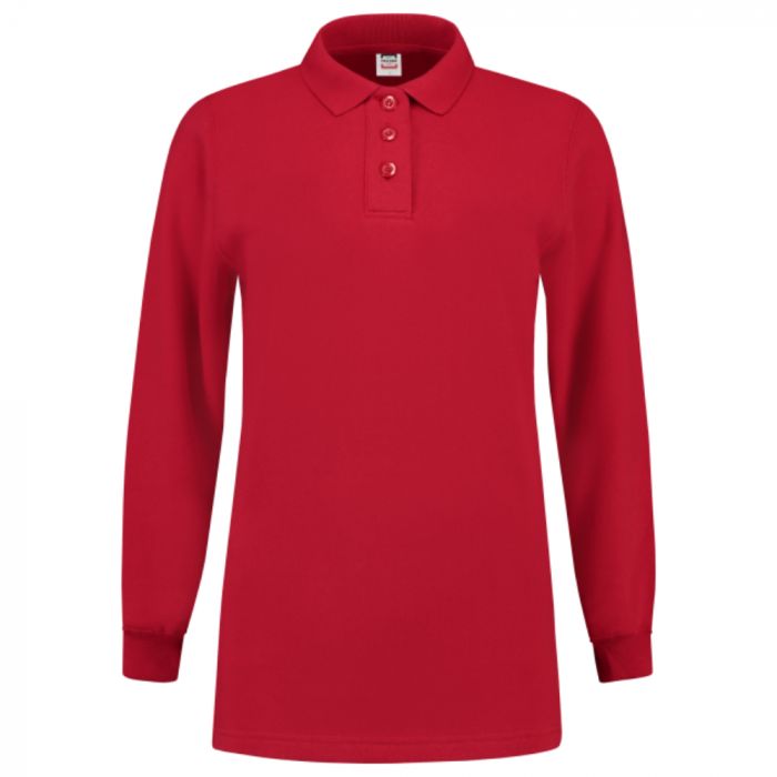 Tricorp Casual Kvinner Polo-Neck Genser 301007, Rød, 1 Stykke, SUT-301007Red