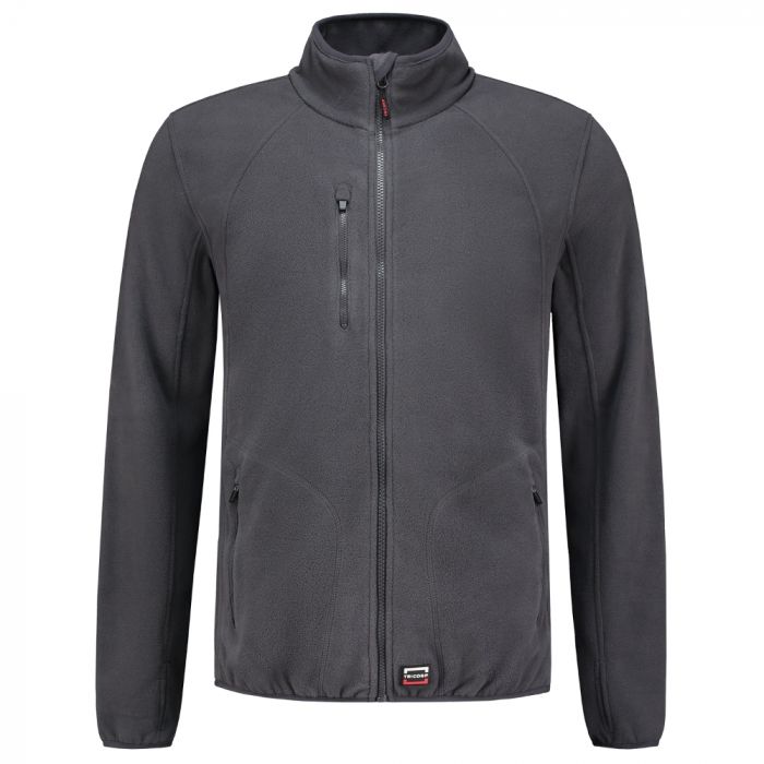 Tricorp Casual Luxury Fleecejakke 301012, Mørk Grå, 1 Stykke, SUT-301012Darkgrey