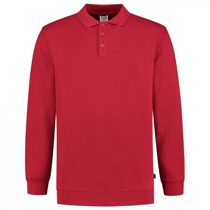 Tricorp Casual Polo-Neck Genser Hem Vaskbar 60 °C 301016, Rød, 1 Stykke, SUT-301016Red