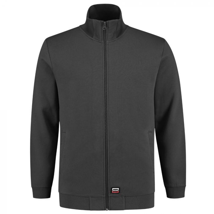 Tricorp Casual Sweatjakke Vaskbar 60 °C 301017, Mørk Grå, 1 Stykke, SUT-301017Darkgrey