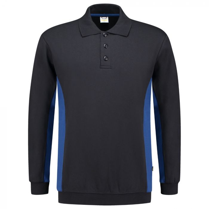 Tricorp Workwear Bi-Color Polo-Neck Genser 302003, Marineblå/Kongeblå, 1 Stykke, SUT-302003NavyRoyalblue