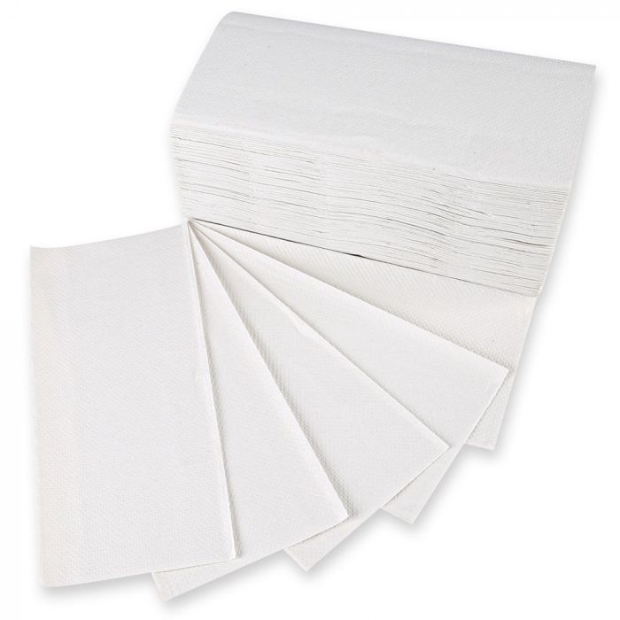 Hygo Clean 2-lags resirkulert V/ZZ brett papirhåndkle, 20 x 200 stykker, SFM-3040P
