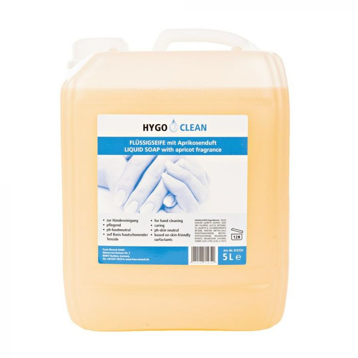 Hygo Clean Apricot Flytende håndsåpe, oransje, 1 x 10 L, SFM-315702