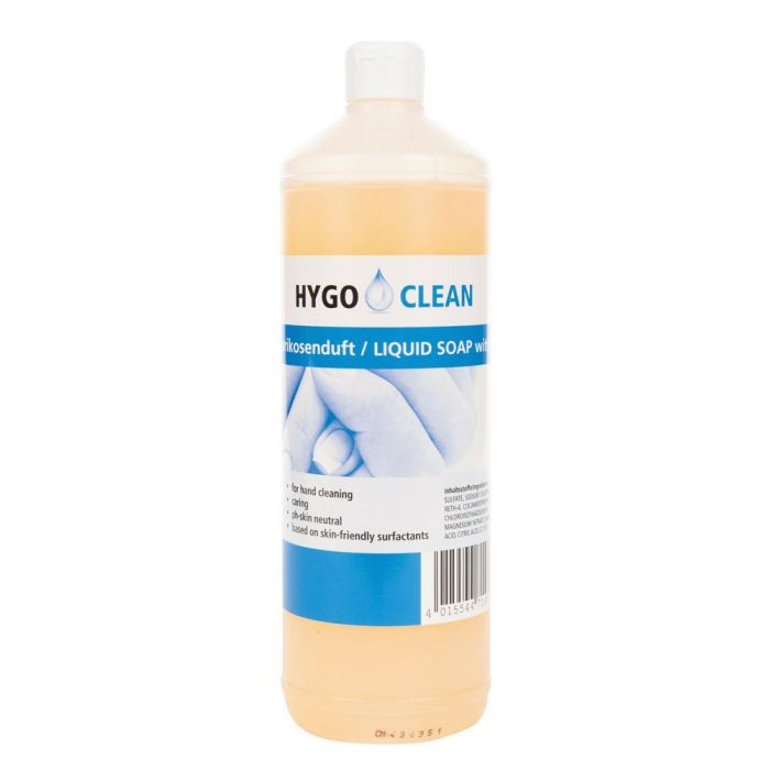 Hygo Clean Aprikos flytende håndsåpe, oransje, 12 x 1 L, SFM-315712