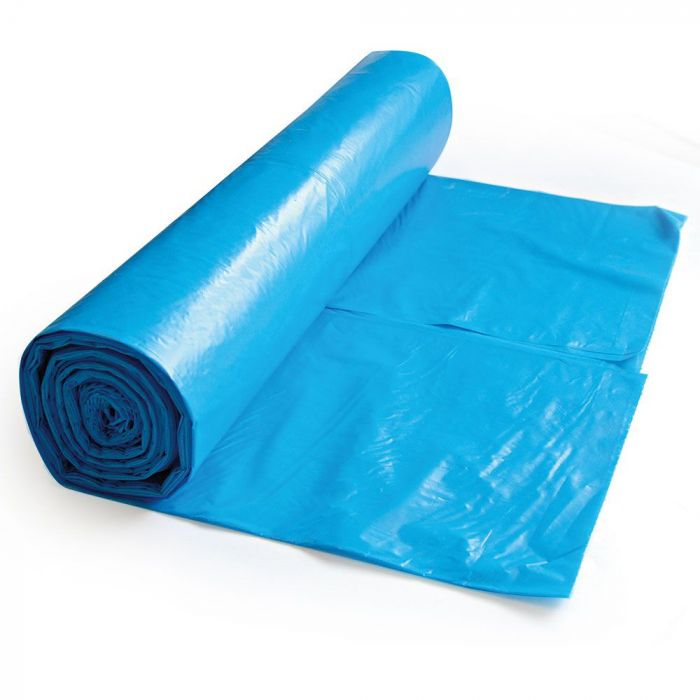 Hygo Clean HDPE 120 L Premium avfallsposer Rull, blå, 10x50 stk.