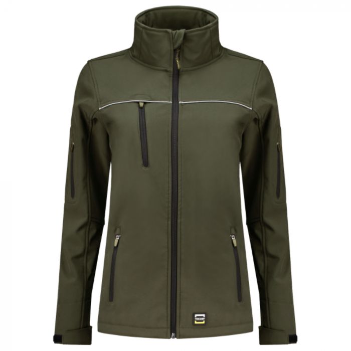 Tricorp Workwear Kvinner Luxury Softshell 402009, Militærgrønn, 1 Stykke, SUT-402009Army