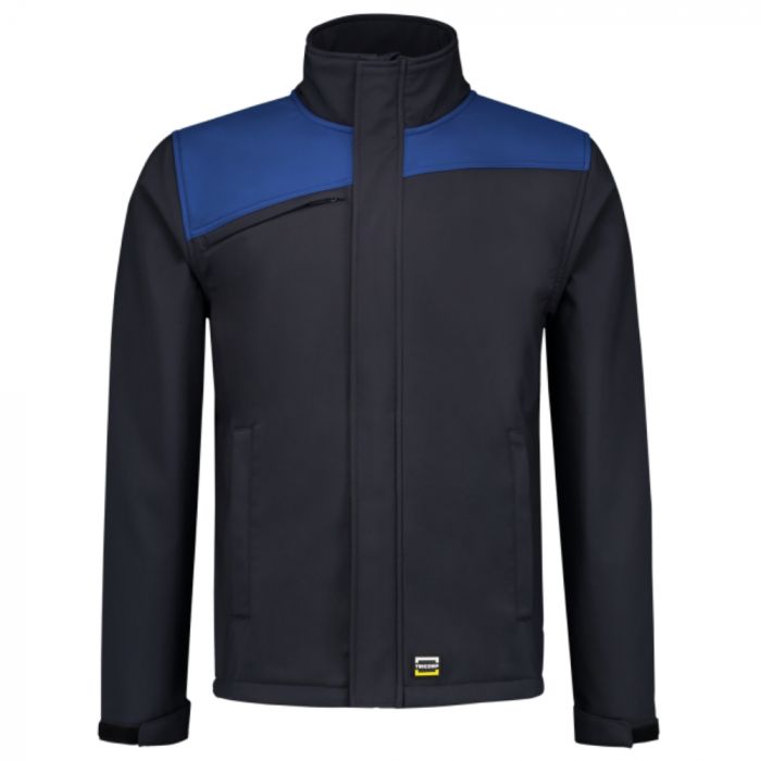 Tricorp Workwear Softshell Bicolor Kontrasterende Sømmer 402021, Marineblå/Kongeblå, 1 Stykke, SUT-402021NavyRoyalblue