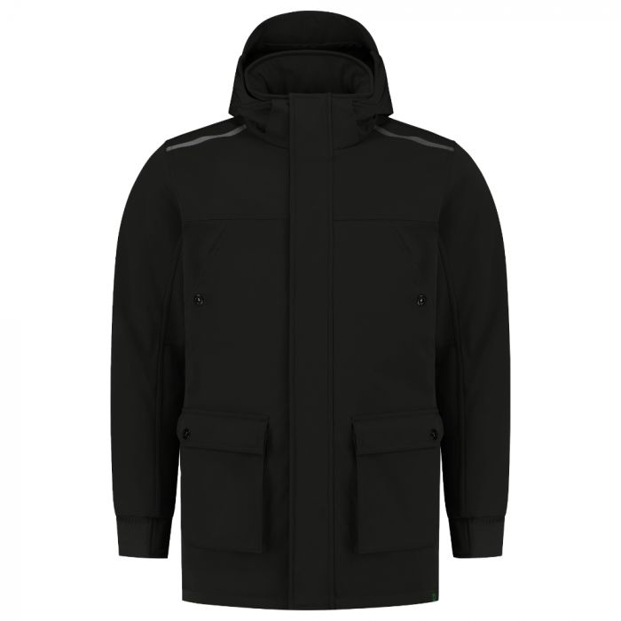 Tricorp Workwear Vinter Softshell Parkas Rewear 402713, Svart, 1 Stykke, SUT-402713Black