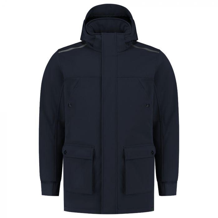 Tricorp Workwear Vinter Softshell Parkas Rewear 402713, Blekkblå, 1 Stykke, SUT-402713Ink