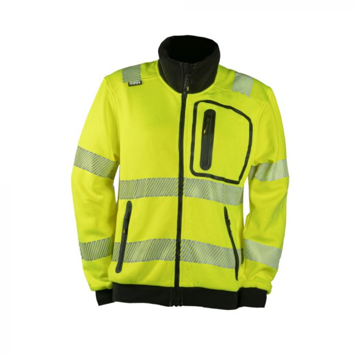 Dimex 4355Y+ Hi-VIS strikket jakke, gul, 1 stk