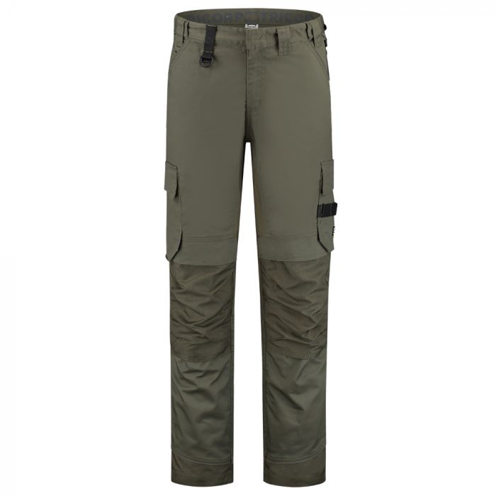 Tricorp Workwear Arbeidsbukse Twill Cordura Stretch 502020, Militærgrønn, 1 Stykke, SUT-502020Army