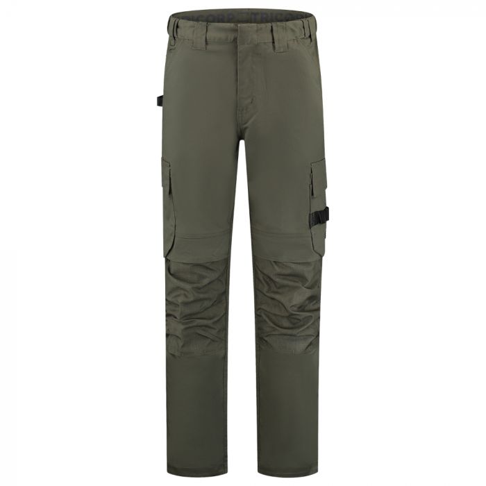 Tricorp Workwear Arbeidsbukse Twill Cordura 502021, Militærgrønn, 1 Stykke, SUT-502021Army